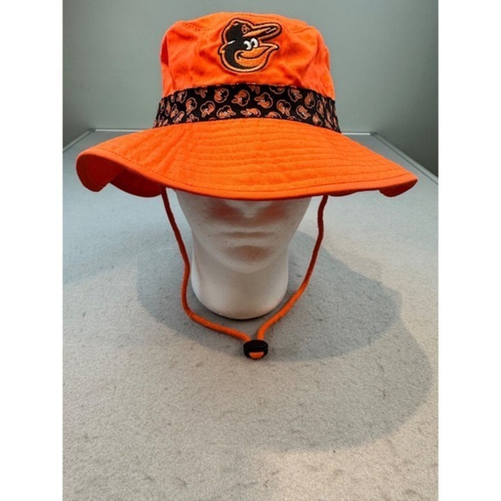 Baltimore Orioles Baseball Miller Lite Promo Unisex Adult Bucket Beach Cap Hat
